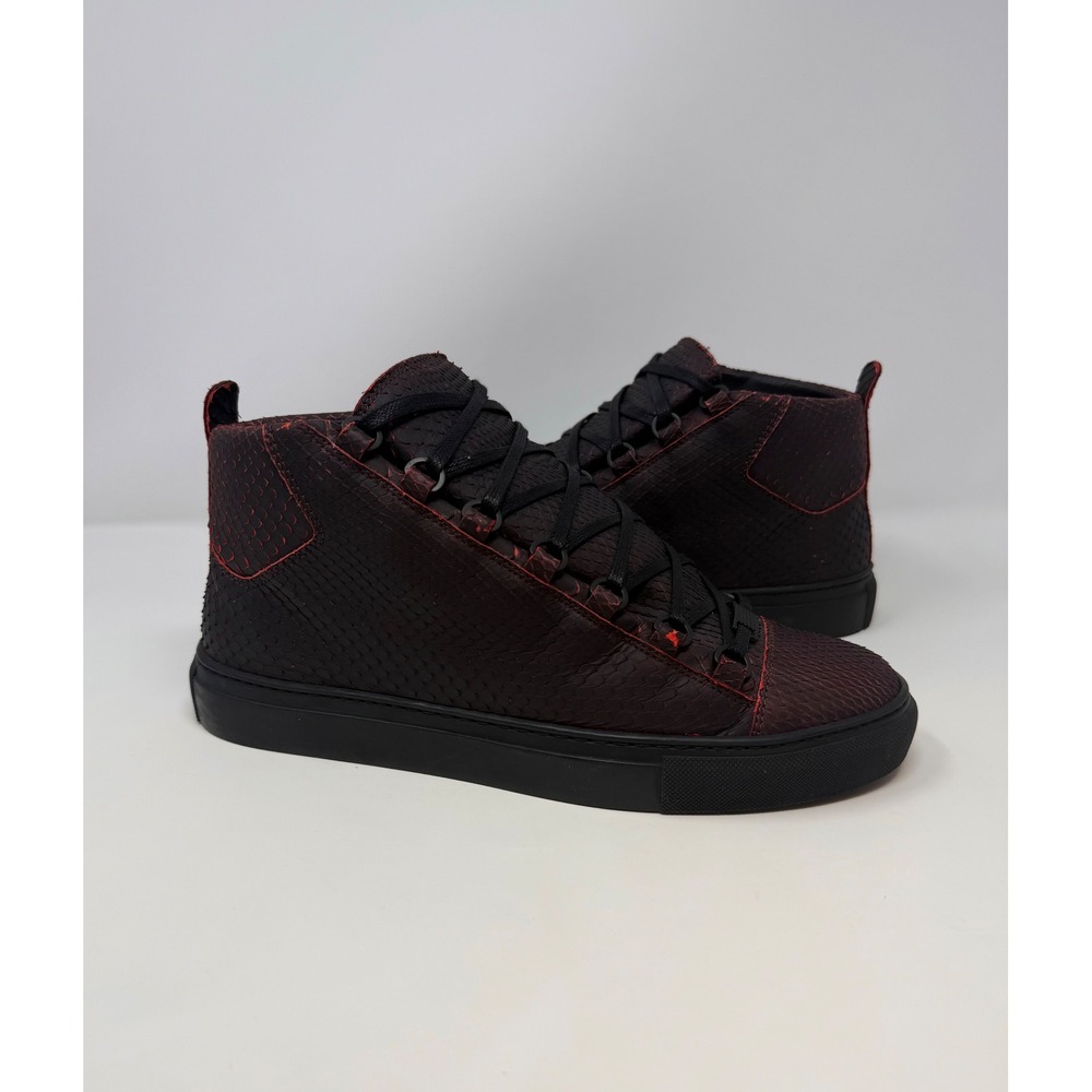 Balenciaga Arena High Python Snakeskin Sneaker Size 8 US 41 EU